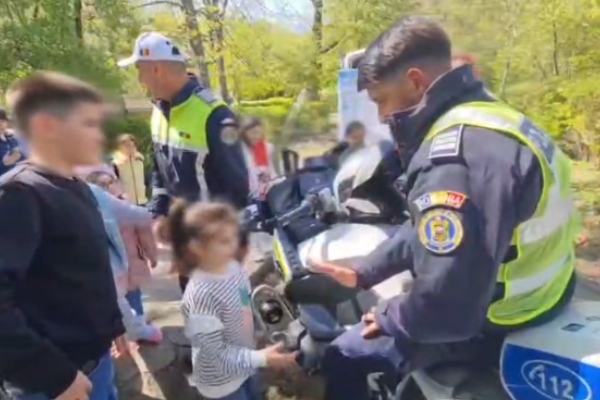 polițiști copii Pitești educație rutieră