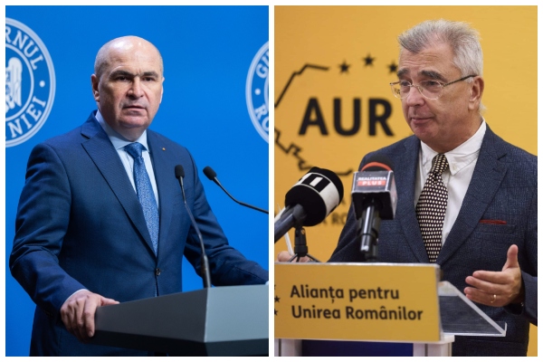 moțiune cenzură Guvern Ilie Bolojan Petrișor Peiu AUR