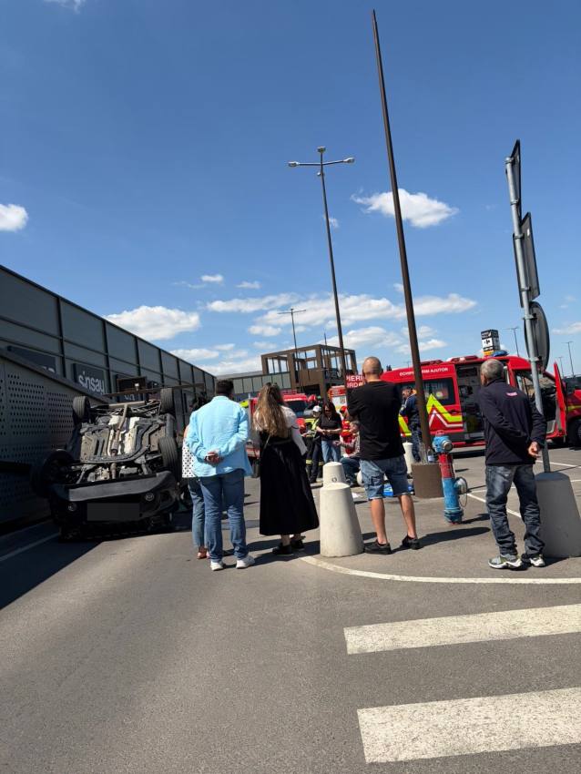 accident Argeș Mall