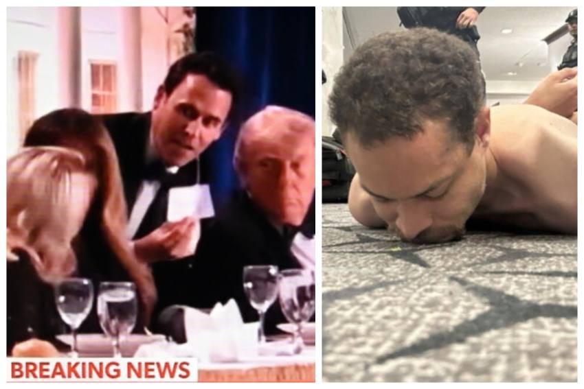 focuri armă donald trump dineu