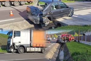 8f57c9b6 e510 4381 b696 ed5b4f17c3fa - Drăganu: Impact violent între un TIR și o mașină. O persoană a ajuns la spital