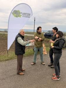 puieți plantați la Topoloveni