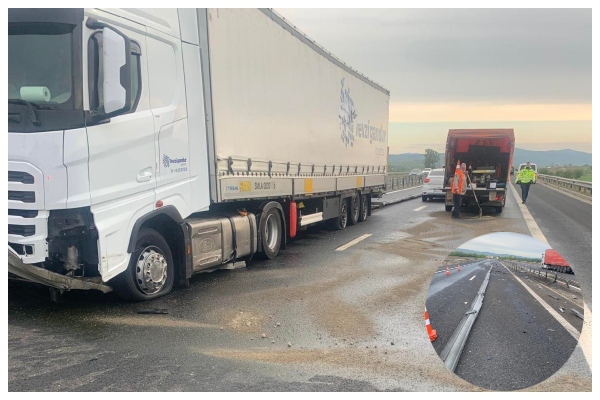 BeFunky collage 89 - Accident pe A1! Trafic îngreunat după ce un autotren a ajuns pe sensul opus