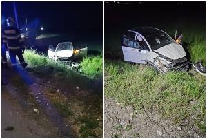 page - 2 accidente pe Autostrada A1 București-Pitești: o mașină a ieșit în decor, alta a intrat în parapet
