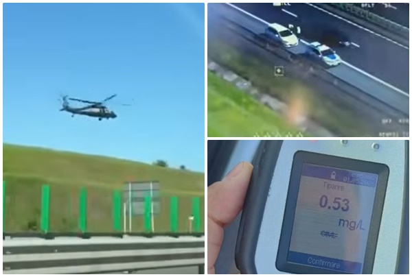 page - Spre Vamă „cu alcool la bord”: tânăr de 19 ani, urmărit cu elicopterul pe A2