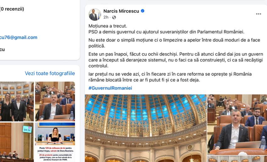 Sursă foto: FB NArcis Mircescu