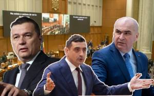 Foto descriptiv. Sursă foto: Colaj Ancheta/ FB screenshot FB Parlamentul Romaniei - Camera Deputatilor, FB Ilie Bolojan, Fb Sori Grindeanu partidulaur.ro