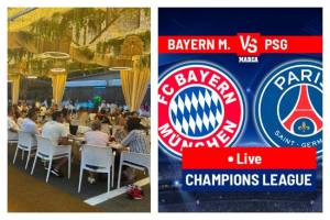 Marcea Garden meci Bayern Munchen - PSG