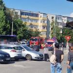 accd243d 4fa4 40f6 8937 f066c9560b07 - Încă un accident în Pitești. Impact între o motocicletă și un autoturism