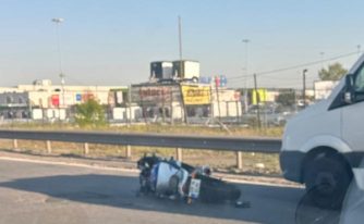 accident A1 motociclist