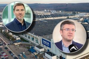 Mihai Bordeanu director Uzina Dacia ministrul Economiei Irineu Darau