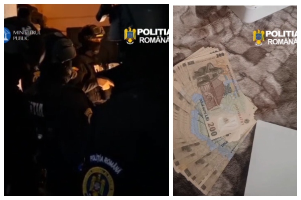 poliția percheziții bani