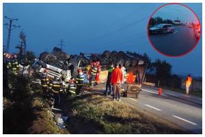 BeFunky collage 2026 05 09T081341.085 - Accident grav pe DN 66. Șoferul unui TIR a murit pe loc