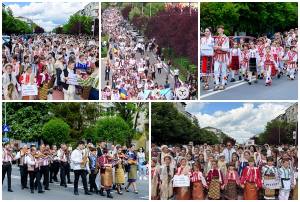 page 2 - Mioveniul a îmbrăcat astăzi straie de sărbătoare! Mii de participanți la Parada Portului Popular