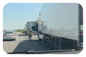 accident pe A1