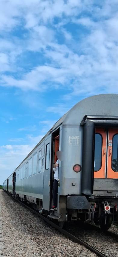 masina lovita de tren Arges