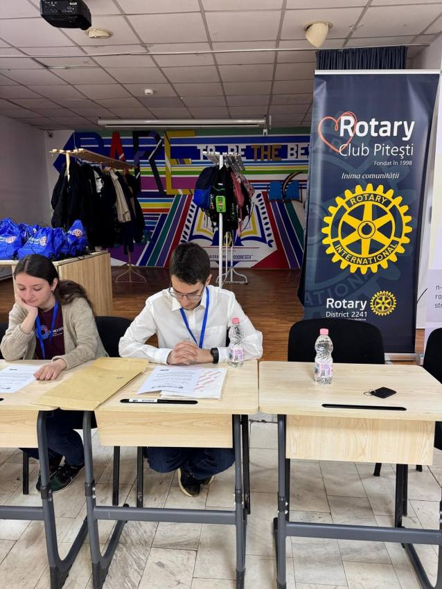 rotary ollimpici - Proiect-pilot - demarat în Argeș de Rotary Club Pitești pentru elevii pasionați de matematică