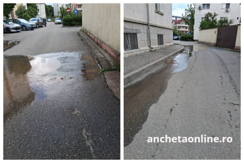 BeFunky collage 5 - Conductă spartă pe o stradă din Pitești