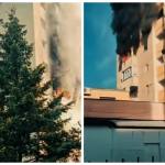 incendiu bloc arad