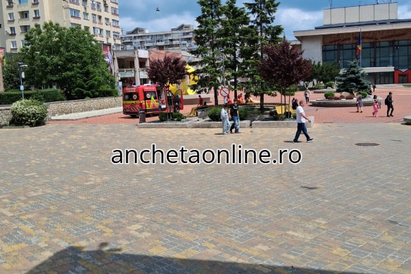 intervenție SMURD centru Pitești