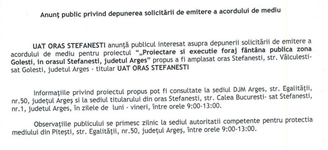 701961704 957677703922088 3938671627059007293 n - Anunț important pentru locuitorii din Ștefănești: Primăria pregătește două noi fântâni publice