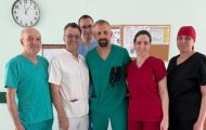 echipa dr. Gabriel Copciag, medicul șef al Secției de Ortopedie a SJU Pitești