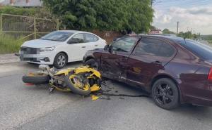 99739fd1 d129 41f2 980e d93de71c7bcc - Accident în Argeș. Motociclist transportat la spital