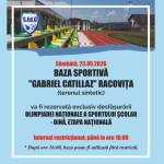 baza sportiva racovita1 - Acces restricționat sâmbătă la Baza Sportivă „Gabriel Catillaz” din Racovița: se desfășoară etapa națională la oină