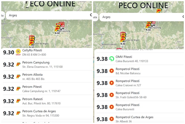 Prețul carburanților astăzi. Unde găsești cea mai ieftină benzină și motorină în Argeș 1 page - Prețul carburanților astăzi. Unde găsești cea mai ieftină benzină și motorină în Argeș