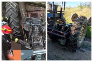 tractor răsturnat bărbat mort izvoru (1)