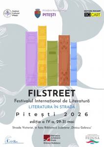 Literatura iese în stradă! În acest weekend, în centrul Piteștiului: FILSTREET 2026! 1 710651718 1440167644804245 3801748299645615618 n - Literatura iese în stradă! În acest weekend, în centrul Piteștiului: FILSTREET 2026!