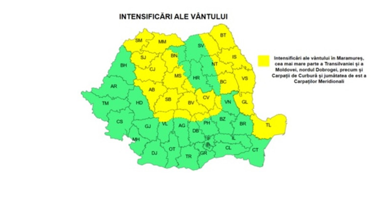 cod galben vânt