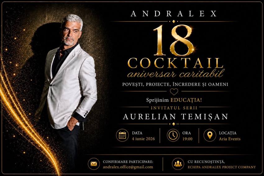 18 ani de Andralex – aniversare caritabilă dedicată educației și oamenilor care inspiră 1 Andralex Project