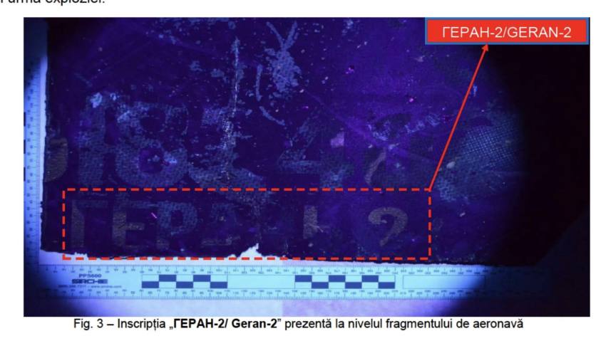 drona rusească căzută la Galați