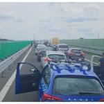carambol A1 masini accident
