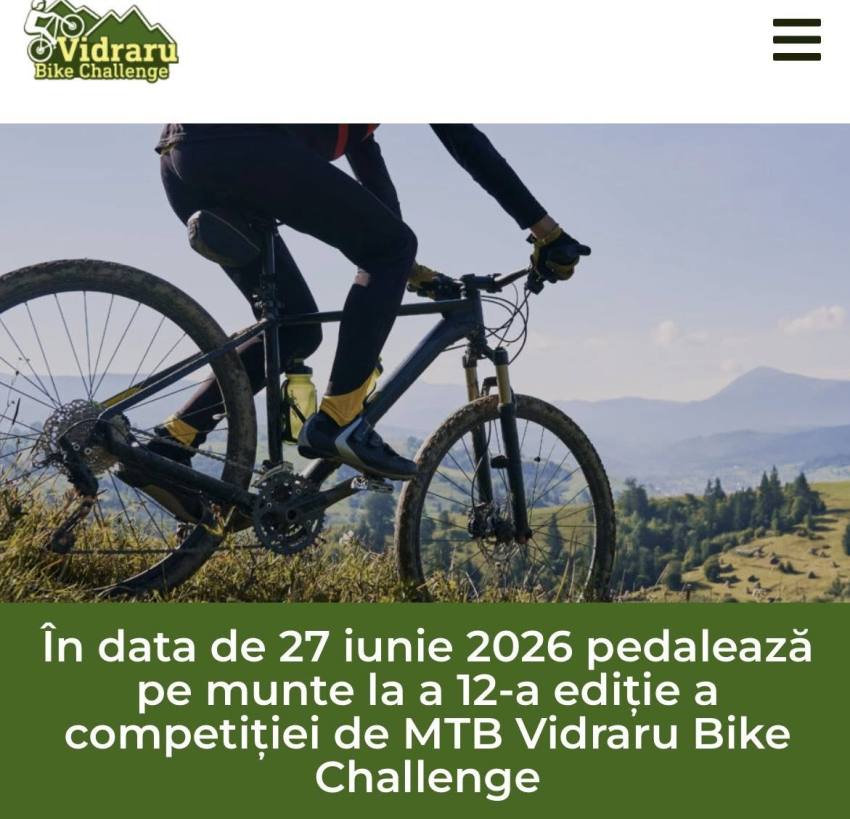 Vidraru Bike Challenge 2026 Corbeni