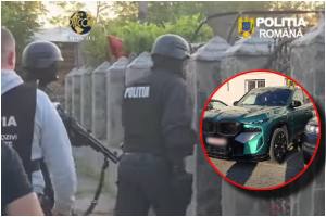 percheziții mașinui lux Argeș