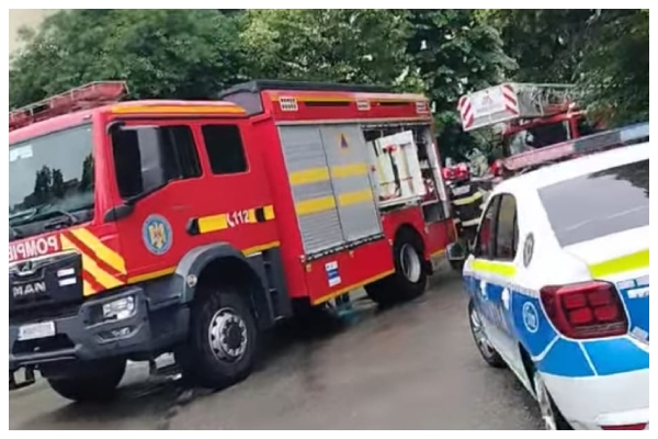 pompieri poliție Trivale Pitești