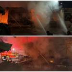 page 2 - Incendiu puternic în Pitești! Flăcări violente la En Gros