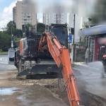 pompieri ISU Argeș conducta gaze avariată în timpul unor lucrări