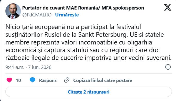 22 - Diana Şoşoacă i-a transmis lui Vladimir Putin: „Românii nu vă urăsc, românii vor pace cu Rusia.!