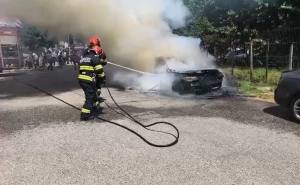 053ab83a 1059 4a9e 94a7 57676c14867b - Update: Incendiu în Câmpulung. Mașină făcută scrum din cauza unui scurtcircuit electric