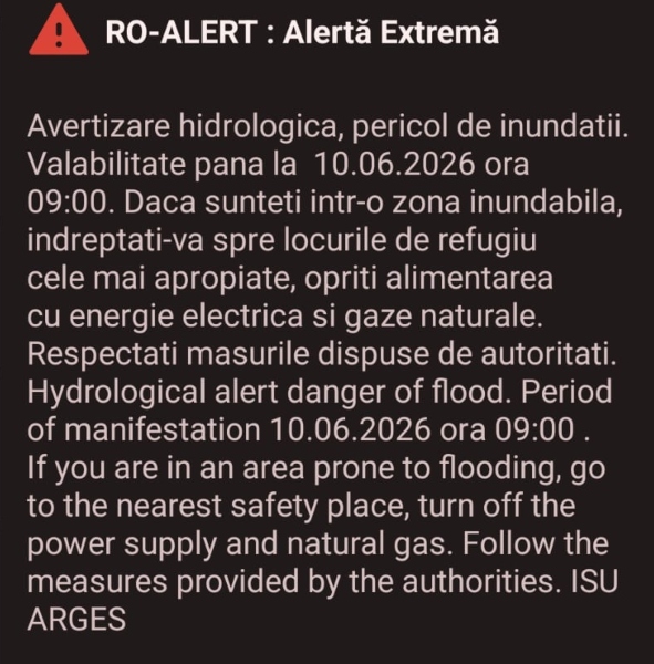 Mesaj RO-Alert