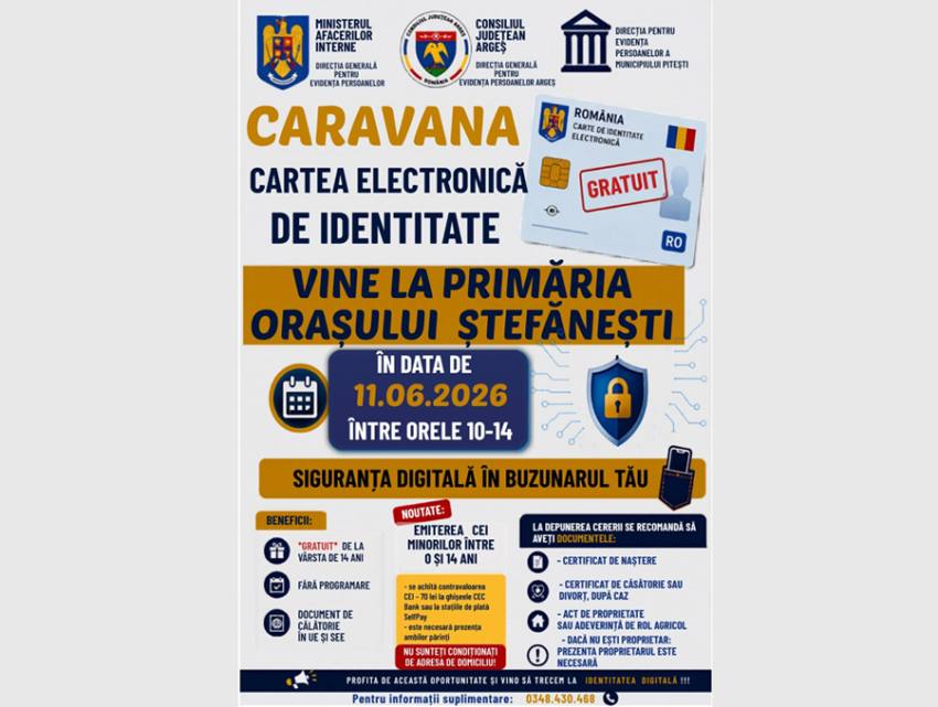 Sursă foto: FB Primăria Orașului Ștefănești