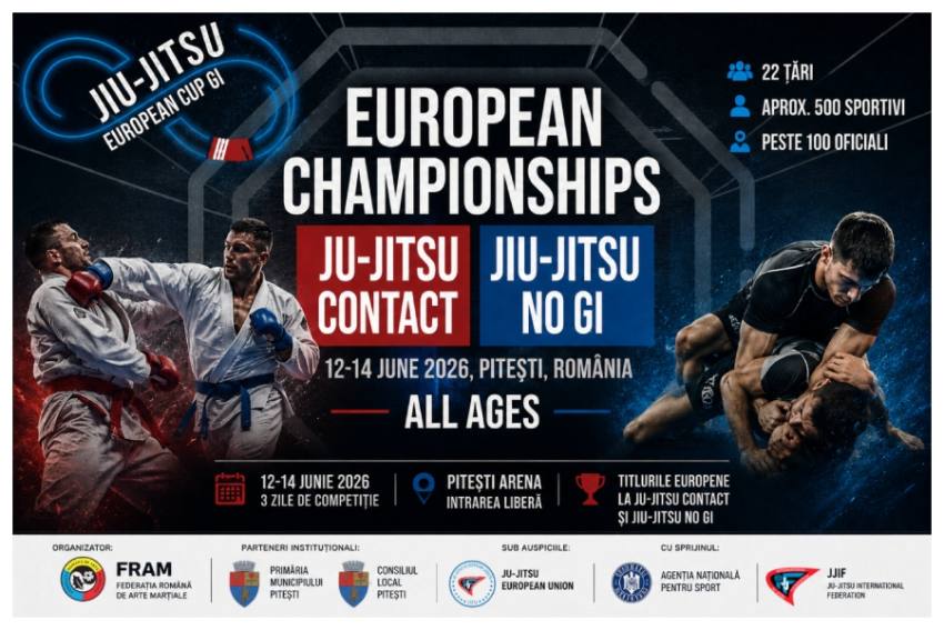 z 4 1 - Eveniment sportiv uriaș la Pitești! 22 de țări și sute de sportivi vin la Campionatul European de Ju-Jitsu