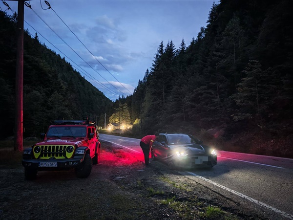 IntervențieSalvamont Argeș pe Transfăgărășan Sursă foto: Salvamont Argeș