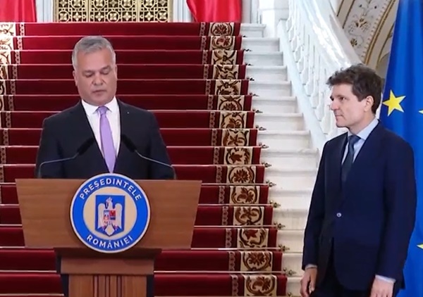 Adrian Veștea și Nicușor Dan Sursă foto: captură video Nicușor Dan