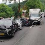accident DN 7 Valea Oltului