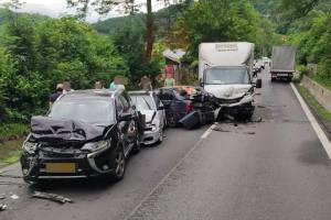 accident DN 7 Valea Oltului