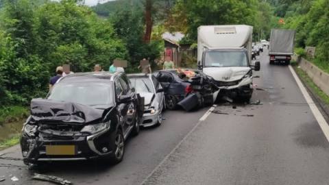 accident DN 7 Valea Oltului